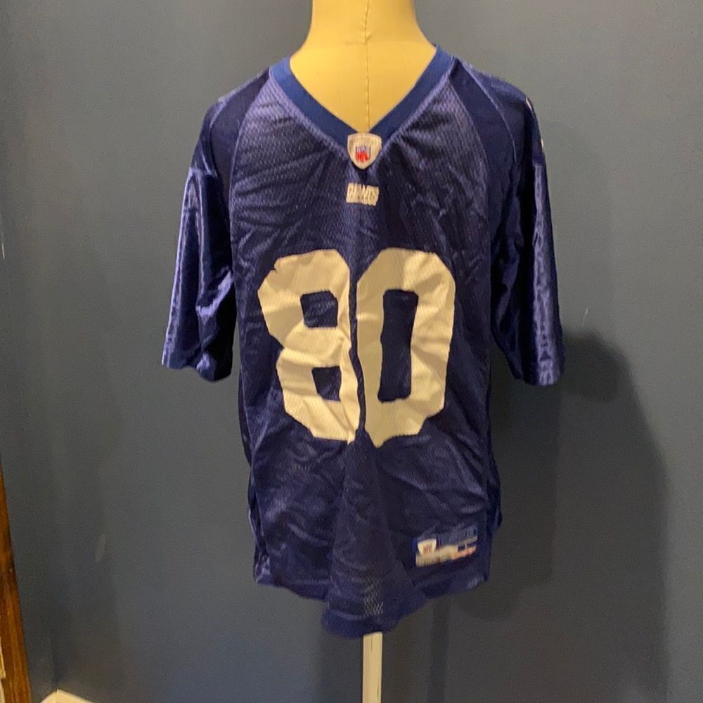 New York Giants Shockey Jersey #80 Size 14-16